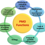 What are the functions of a project management office?