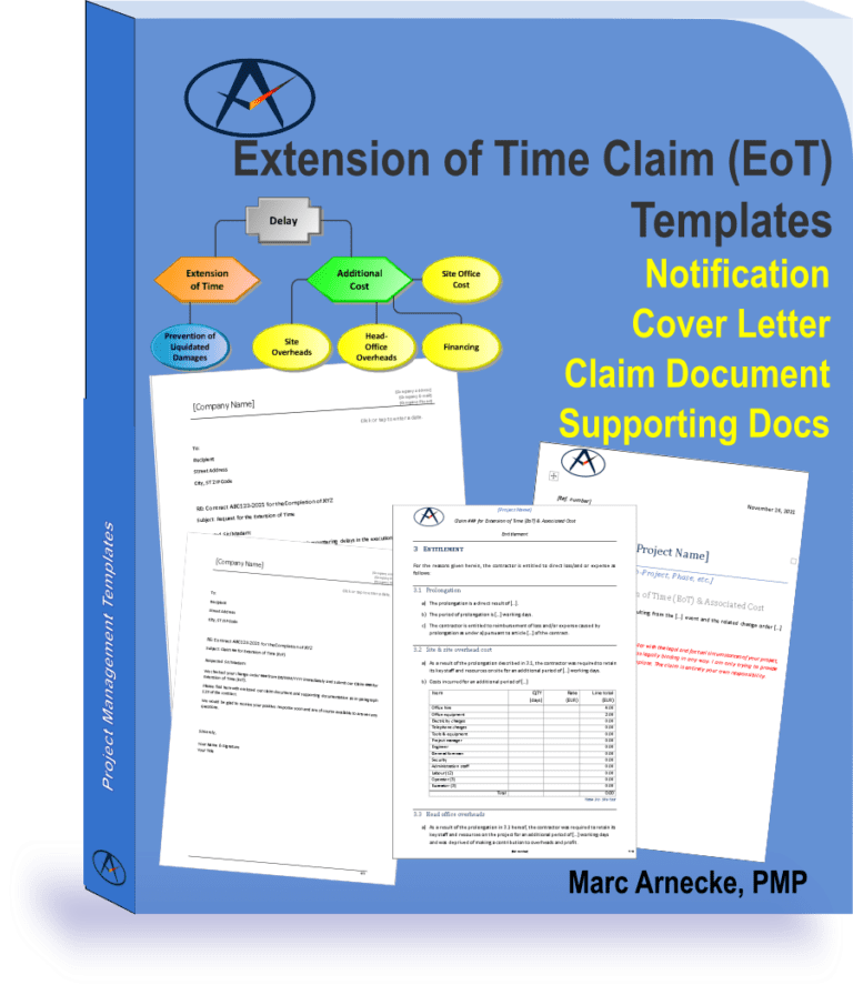 New Extension of Time Claim Template Set worldofpm